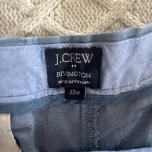Men’s J. Crew Rivington Style Smoky Blue Shorts size 33 - Picture 11 of 13